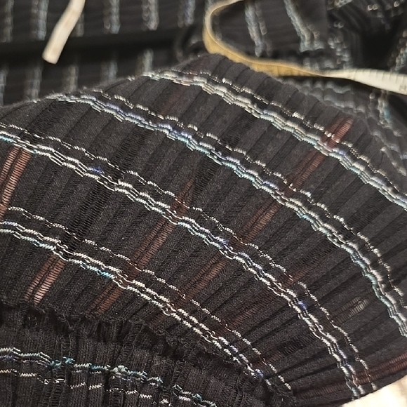 Free People Black Plaid Blouse - Picture 14 of 15